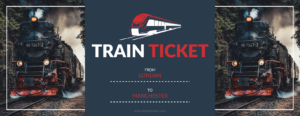 Train Ticket Template for Word